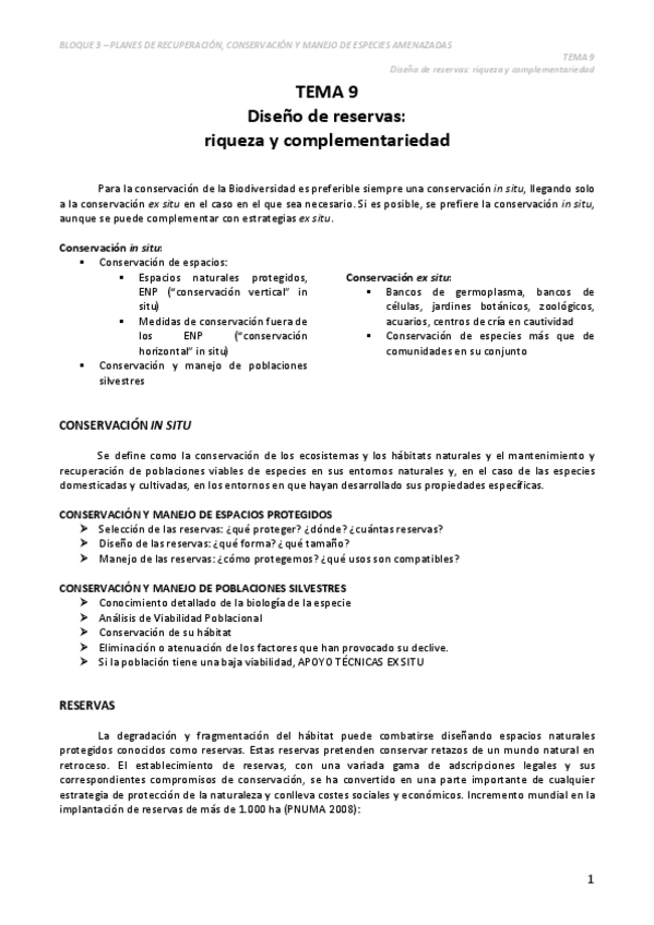 Miniatura del documento Tema 9 - Diseño de reservas (riqueza y complementariedad).pdf