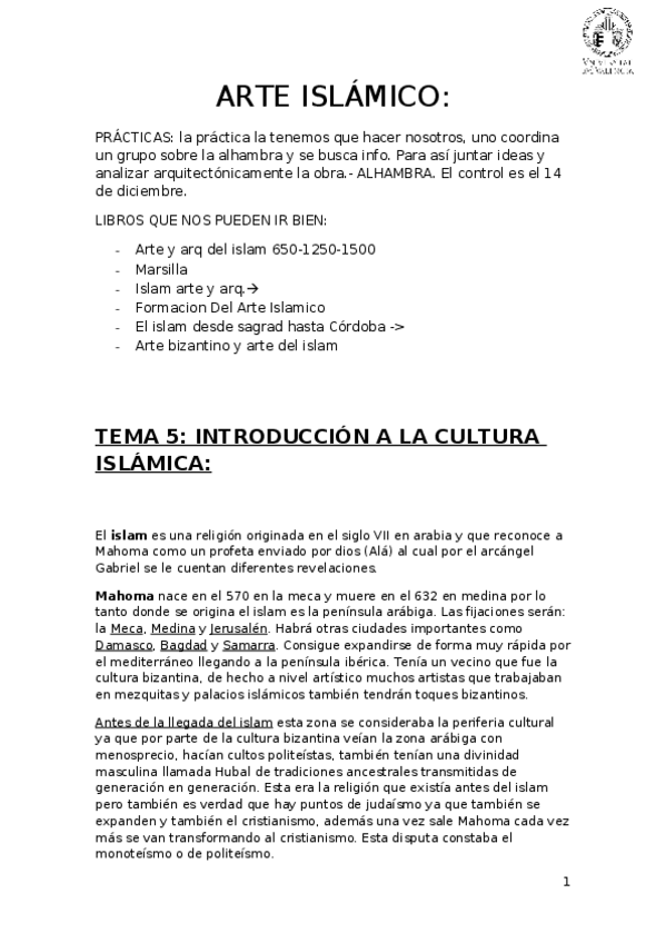 Miniatura del documento ARTE-ISLAMICO.docx