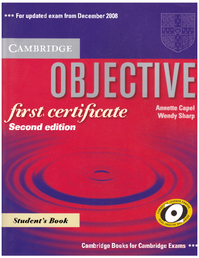 Miniatura del documento Cambridge Objective First Certificate (Student´s Book).pdf