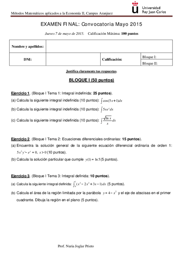 Miniatura del documento Examen-Final-Matematicas-II-2015.pdf