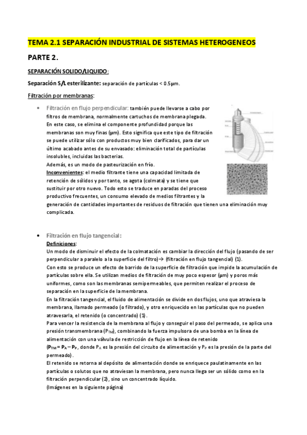 Miniatura del documento TEMA 2.1 PARTE 2. SEPARACIÓN