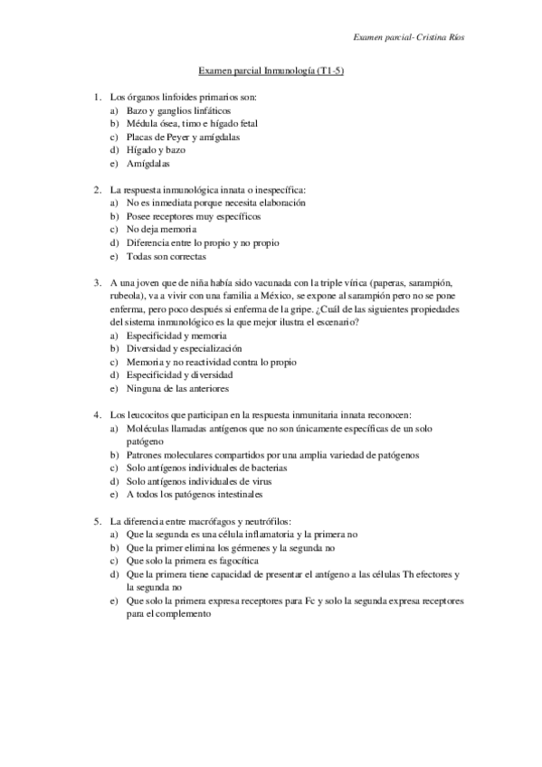 Miniatura del documento Examen-parcial-Inmunologia.pdf