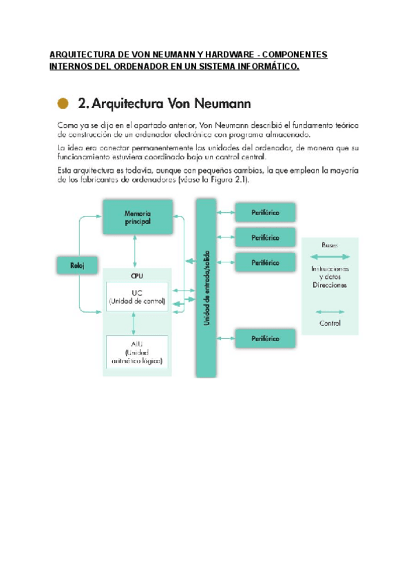 Miniatura del documento Arquitectura-Von-Neumann-y-Hardware.pdf
