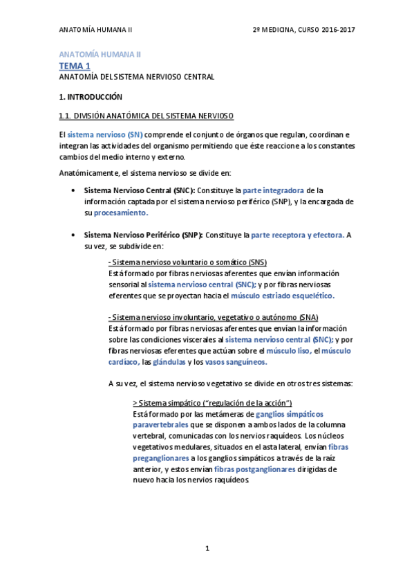 Miniatura del documento TEMA 1 - ANATOMÍA DEL SISTEMA NERVIOSO CENTRAL.pdf