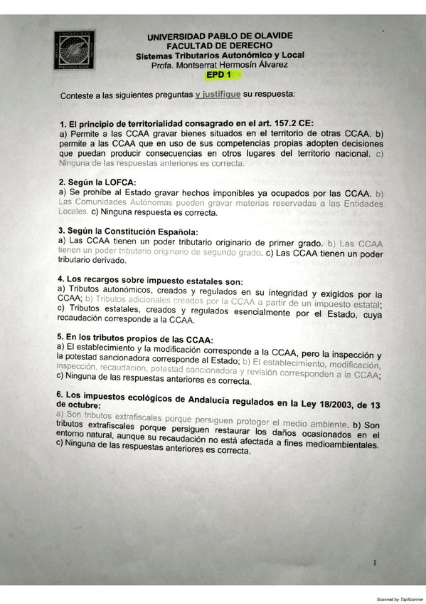 Miniatura del documento Tipo Test