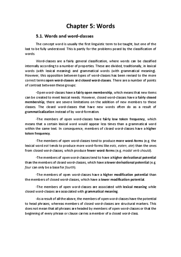 Miniatura del documento Unit 5: Words