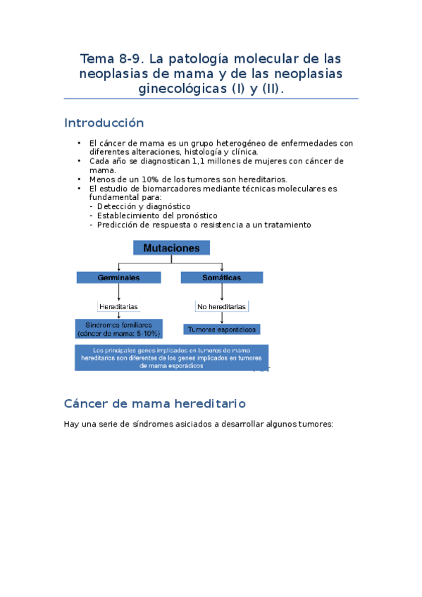 Miniatura del documento Tema-8-y-9-Patologia-molecular-de-las-neoplasias-de-mama-y-de-las-neoplasias-ginecologicas.docx