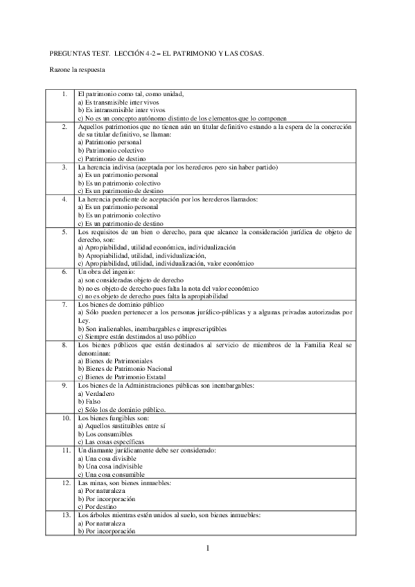 Miniatura del documento test - lección 4-2 - El patrimonio y las cosas - sin respuestas-.pdf