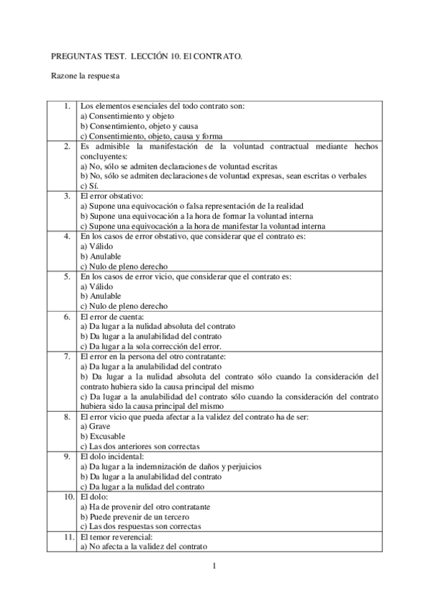 Miniatura del documento test - lección 10 - el contrato - sin respuestas.pdf