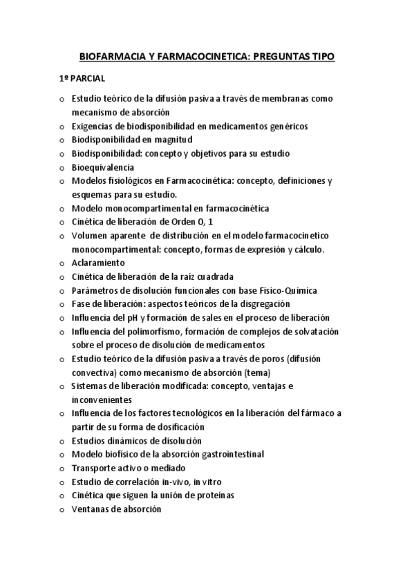 Miniatura del documento PREGUNTAS DE EXAMEN DE BIOFARMACIA Y FARMACOCINETICA.pdf
