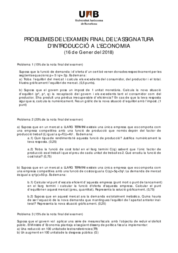 Miniatura del documento Problemes-examen-final2018enunciats.pdf