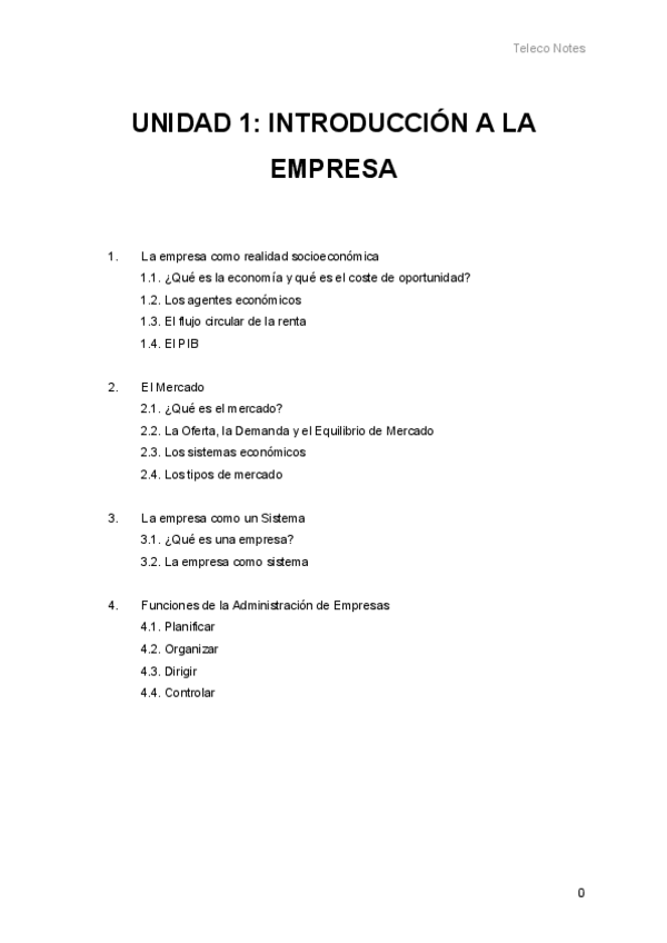 Miniatura del documento Unidad 1- Introducción a la empresa