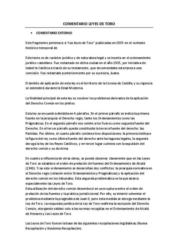 Miniatura del documento COMENTARIO LEYES DE TORO (definitivo).docx.pdf
