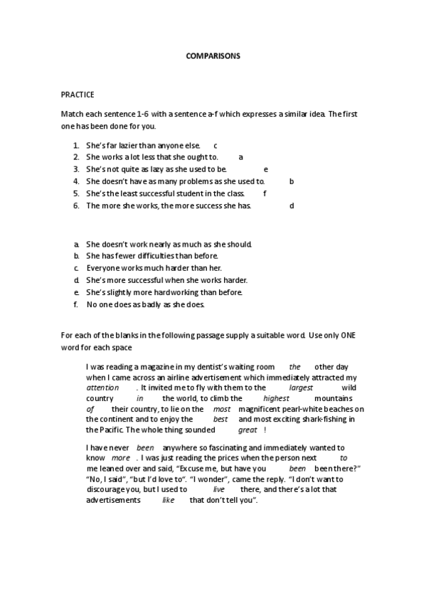 Miniatura del documento Soluciones-COMPARISONS-PRACTICE.pdf