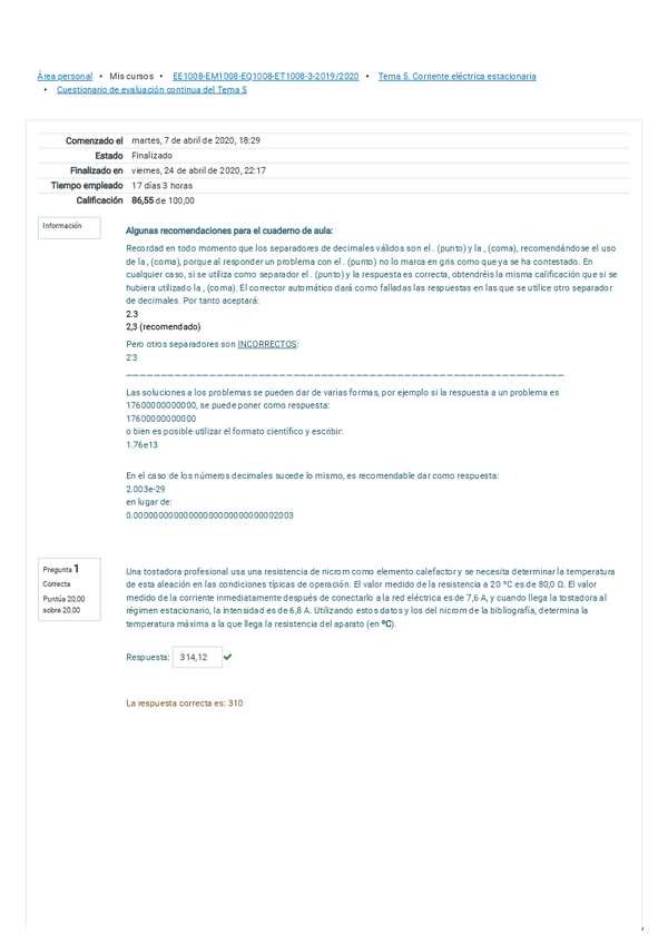 Miniatura del documento Cuestionario Tema 5 - Revisión intento