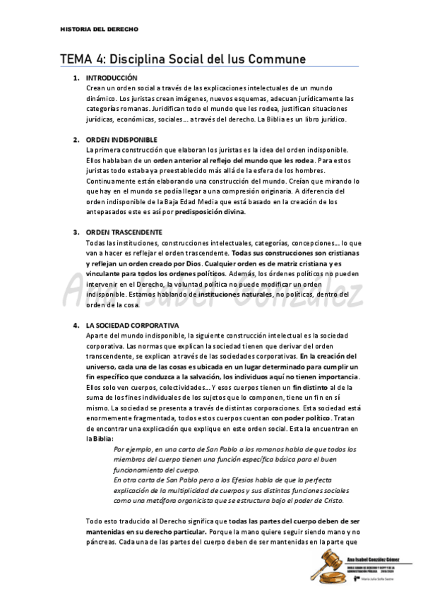 Miniatura del documento Ius Commune: Disciplina Social