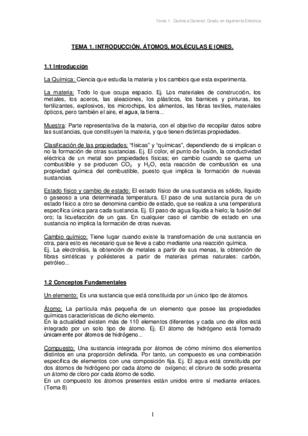 Miniatura del documento TEMA 1. INTRODUCCIÓN. ÁTOMOS MOLÉCULAS E IONES..pdf