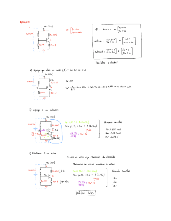 Miniatura del documento Ejercicios del transistor Bipolar BJT.pdf