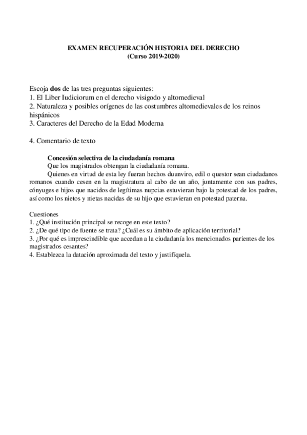 Miniatura del documento Examen-Recuperacion-Historia-del-Derecho.odt