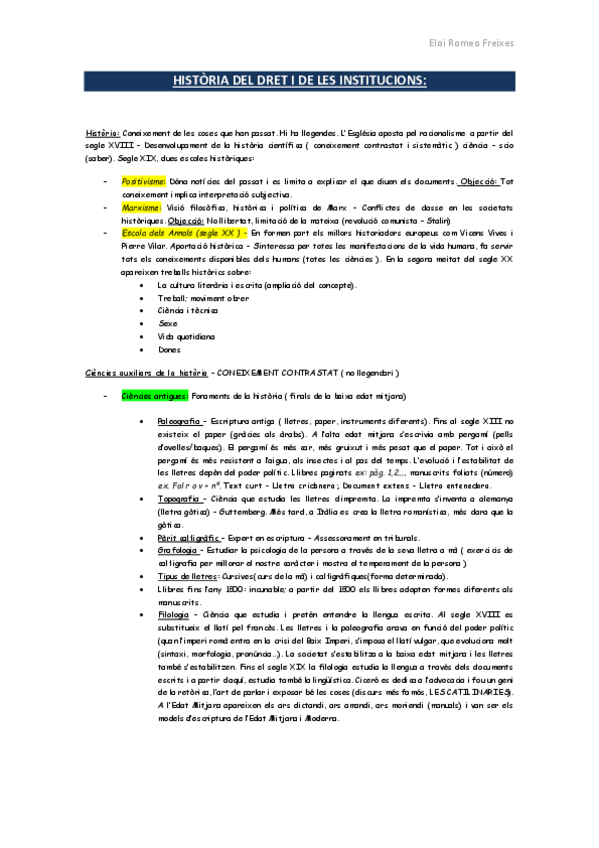 Miniatura del documento HISTÒRIA DEL DRET I DE LES INSTITUCIONS PDF.pdf