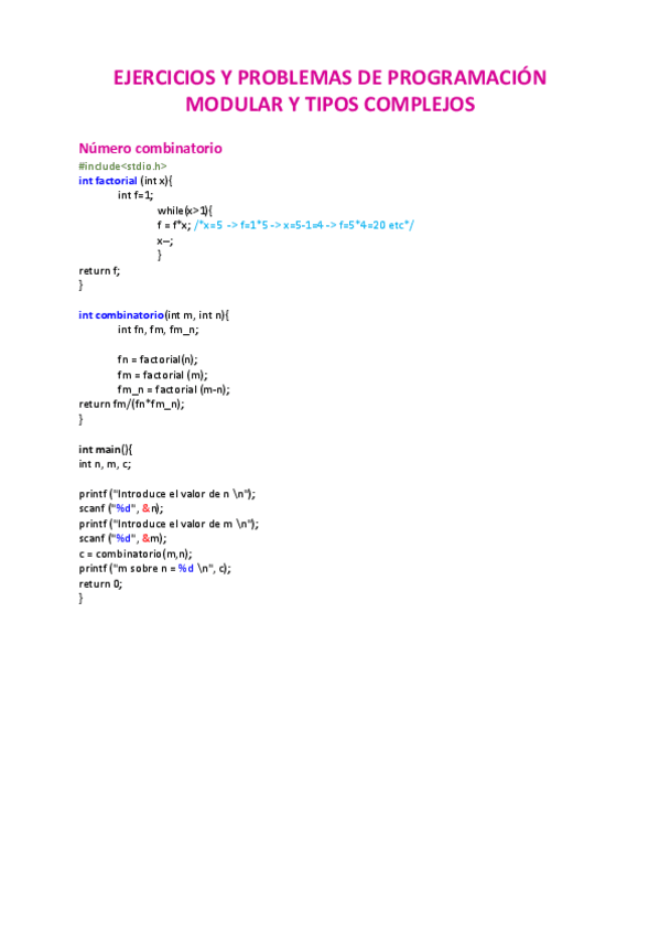 Miniatura del documento EJERCICIOS Y PROBLEMAS DE PROGRAMACIÓN MODULAR Y TIPOS COMPLEJOS.pdf