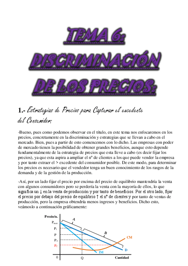 Miniatura del documento TEMA 6. Discriminación de los Precios.pdf