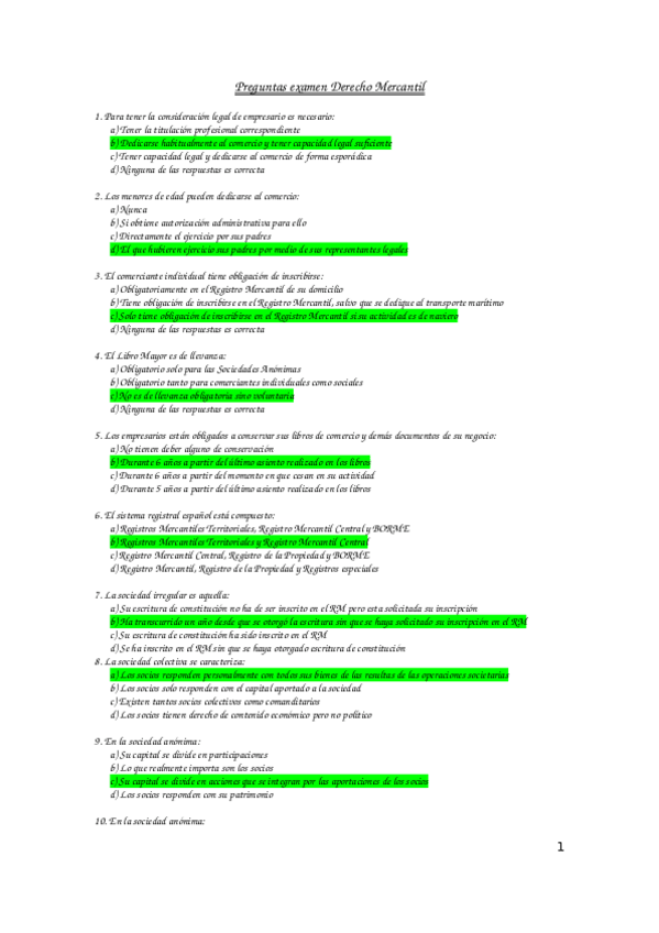 Miniatura del documento TEST RESPUESTAS DERECHO MERCANTIL.doc