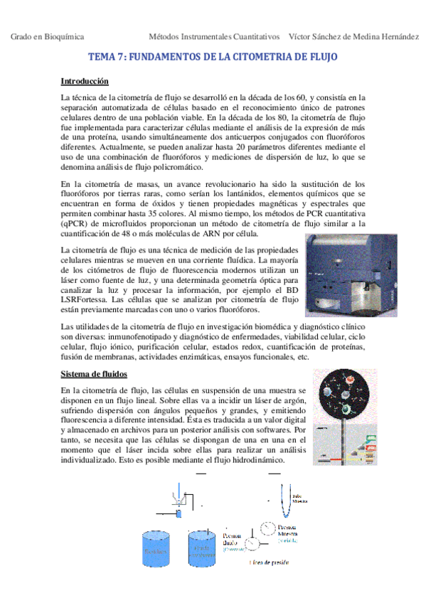 Miniatura del documento Tema 7. Citometría de flujo VSM.pdf