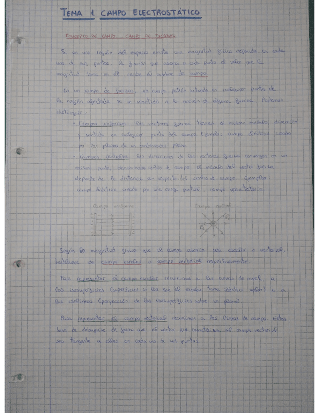 Miniatura del documento Tema 1. Campo Electrostático.pdf