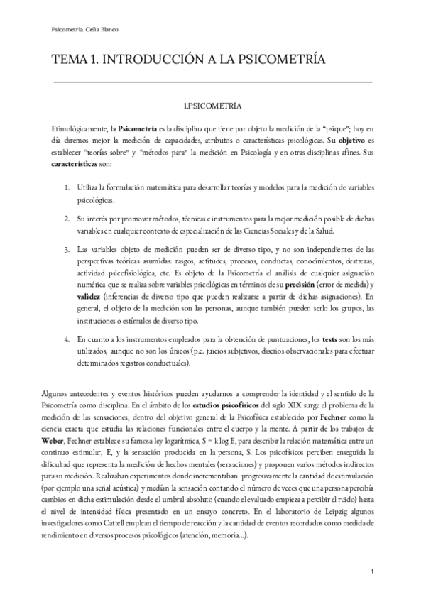 Miniatura del documento Tema 1. Introducción a la Psicometría. pdf