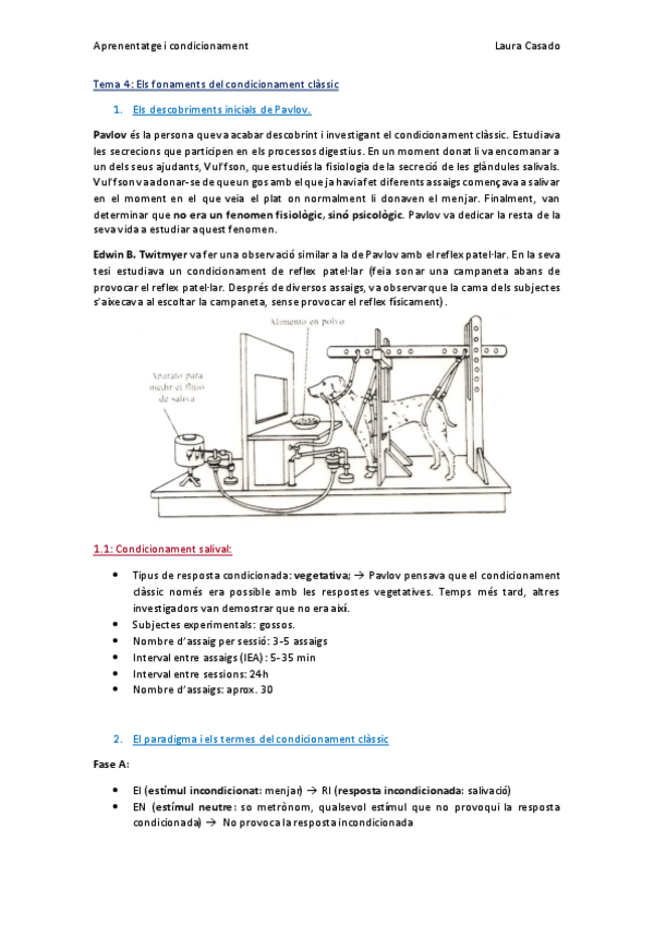 Miniatura del documento Tema 4_Fonaments del condicionament clàssic_Complet.pdf
