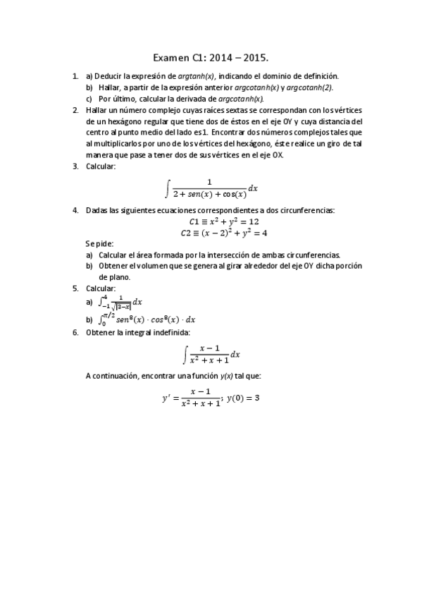 Miniatura del documento Cálculo I 2014-2015.pdf