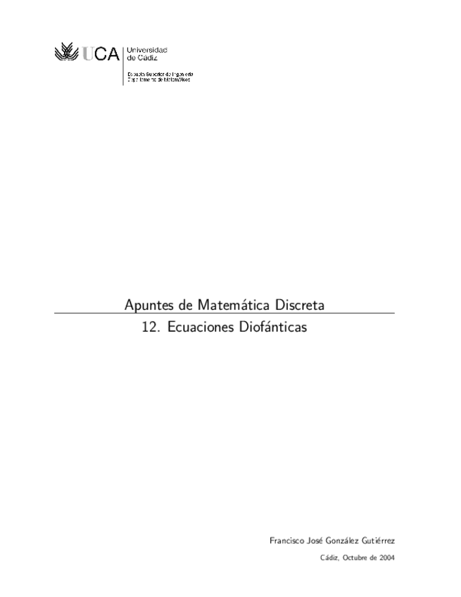 Miniatura del documento Ecuaciones Diofánticas EJERCICIOS RESUELTOS.pdf