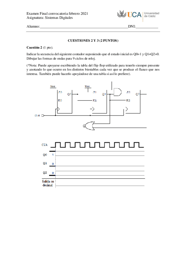 Miniatura del documento Soluciones Febrero 2021 Sistemas Digitales.pdf