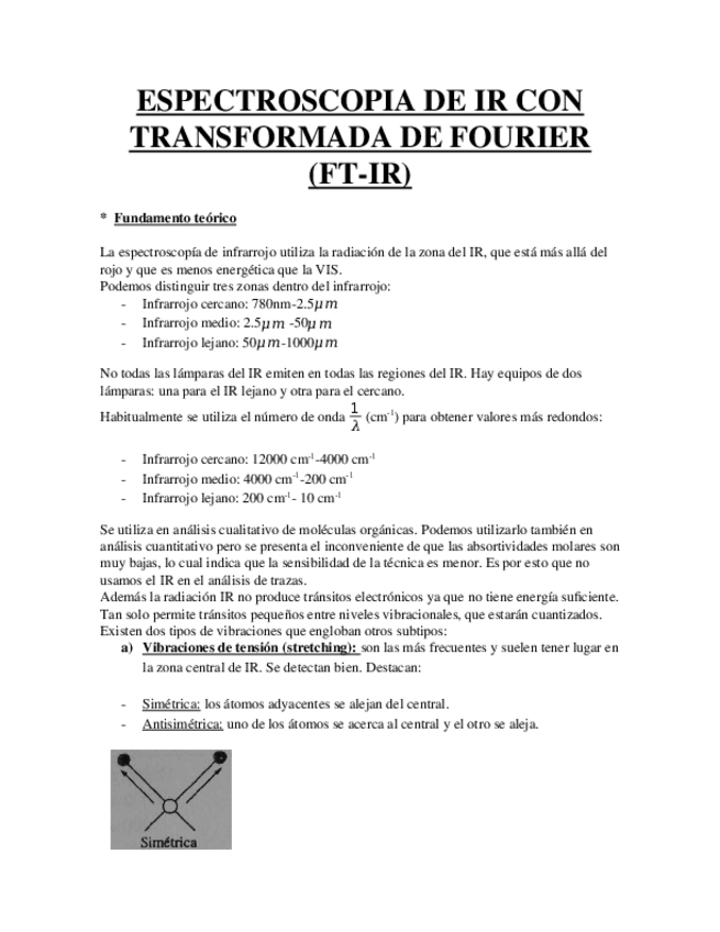 Miniatura del documento ESPECTROSCOPIA-DE-IR-CON-TRANSFORMADA-DE-FOURIER.docx
