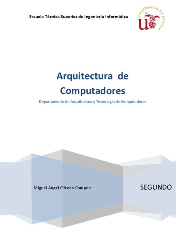 Miniatura del documento AC - Arquitectura de Computadores - extracto.pdf