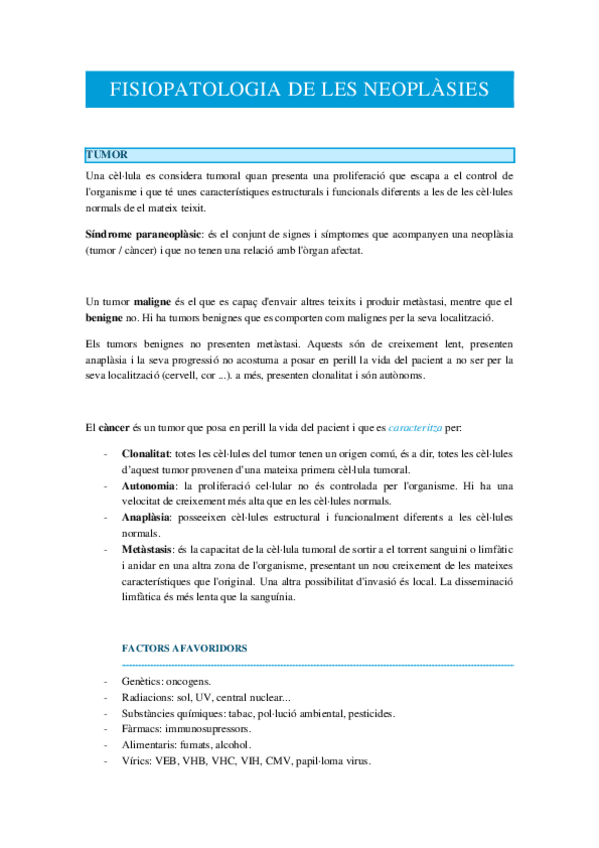 Miniatura del documento FISIOPATOLOGIA-DE-LES-NEOPLASIES.docx