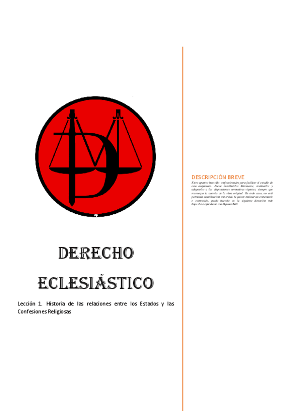 Miniatura del documento L 1. Derecho Eclesiástico.pdf