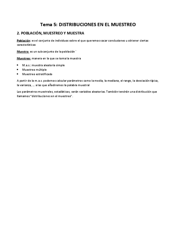 Miniatura del documento Teoria-Tema-5-DISTRIBUCIONES-EN-EL-MUESTREO.pdf