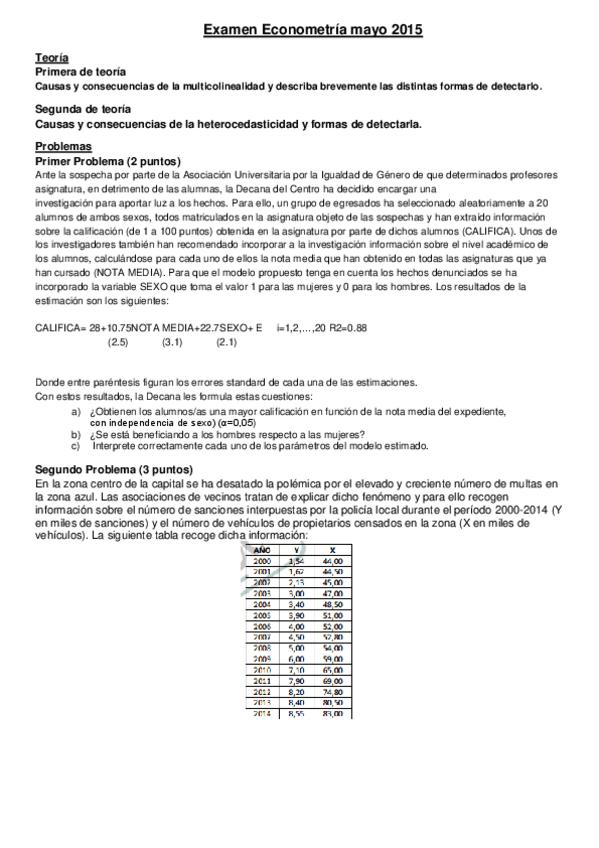 Miniatura del documento Examen Econometría mayo 2015.pdf