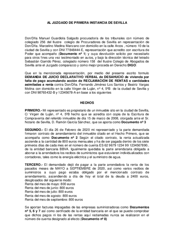 Miniatura del documento DEMANDA-DESAHUCIO.docx
