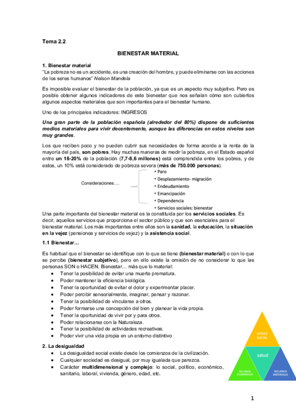 Miniatura del documento Tema 2.2. Bienestar material