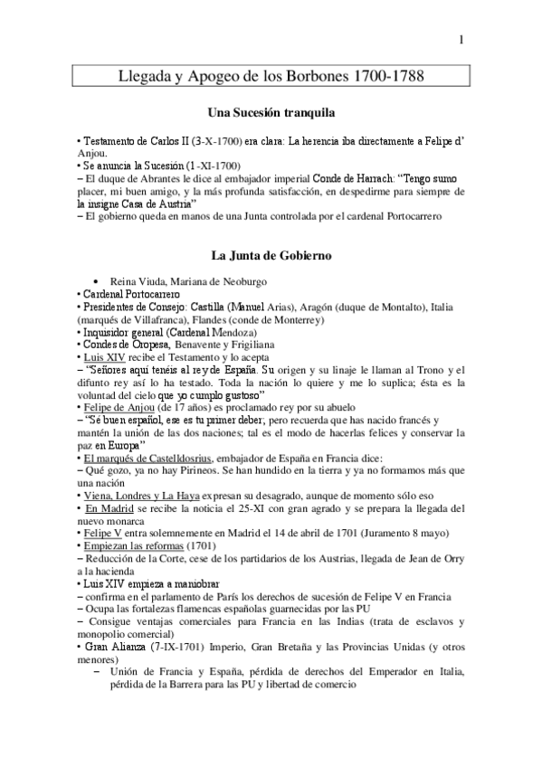 Miniatura del documento 11º Parte Llegada y Apogeo de los Borbones 1700 (Borbones 1).pdf