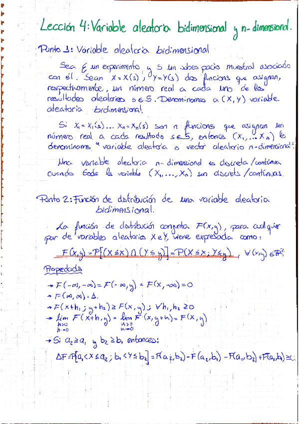 Miniatura del documento Lección 4. Variable aleatoria bidinensional y n-dimensional.pdf