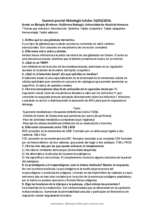 Miniatura del documento Preguntas parcial T.1-6 Histo Bodega WUOLAH.pdf