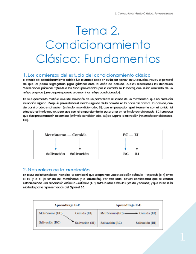 Miniatura del documento Tema 2. Condicionamientio clásico. Fundamentos.pdf