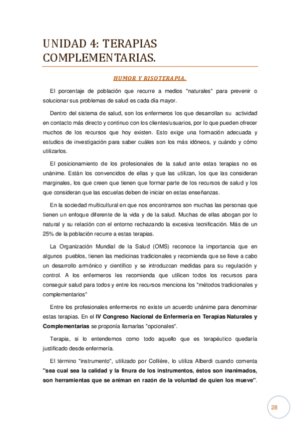 Miniatura del documento UNIDAD 4 - Terapias Complemetarias..pdf