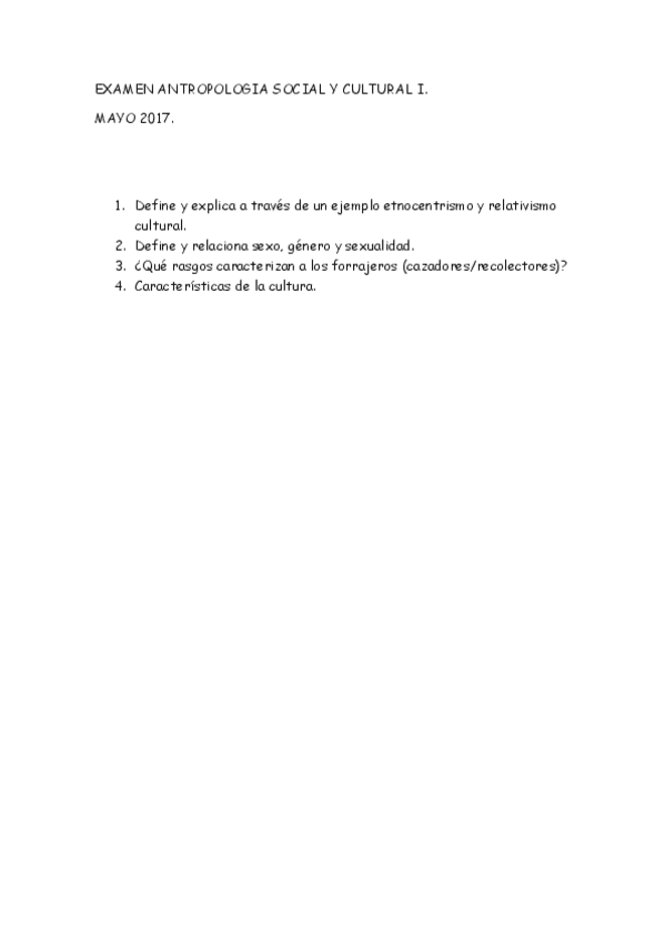Miniatura del documento EXAMEN ANTROPOLOGIA SOCIAL Y CULTURAL I.pdf