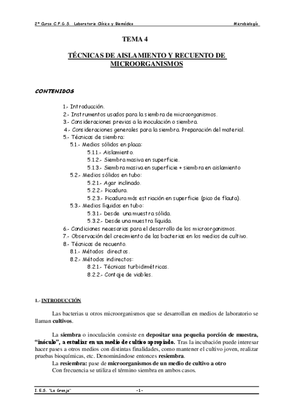 Miniatura del documento UD4-Técnicas de aislamiento y recuento de microorganismos 