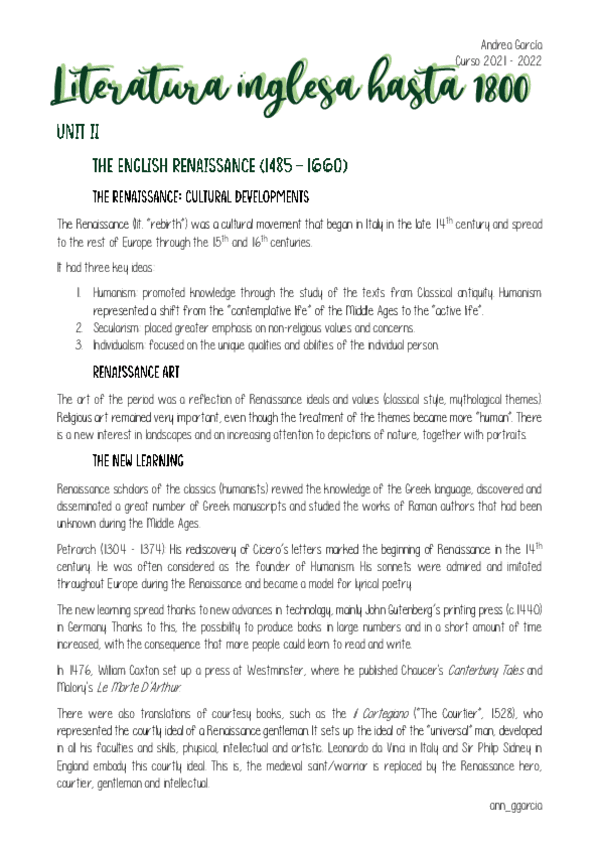 Miniatura del documento Unit-II-The-English-Renaissance.pdf